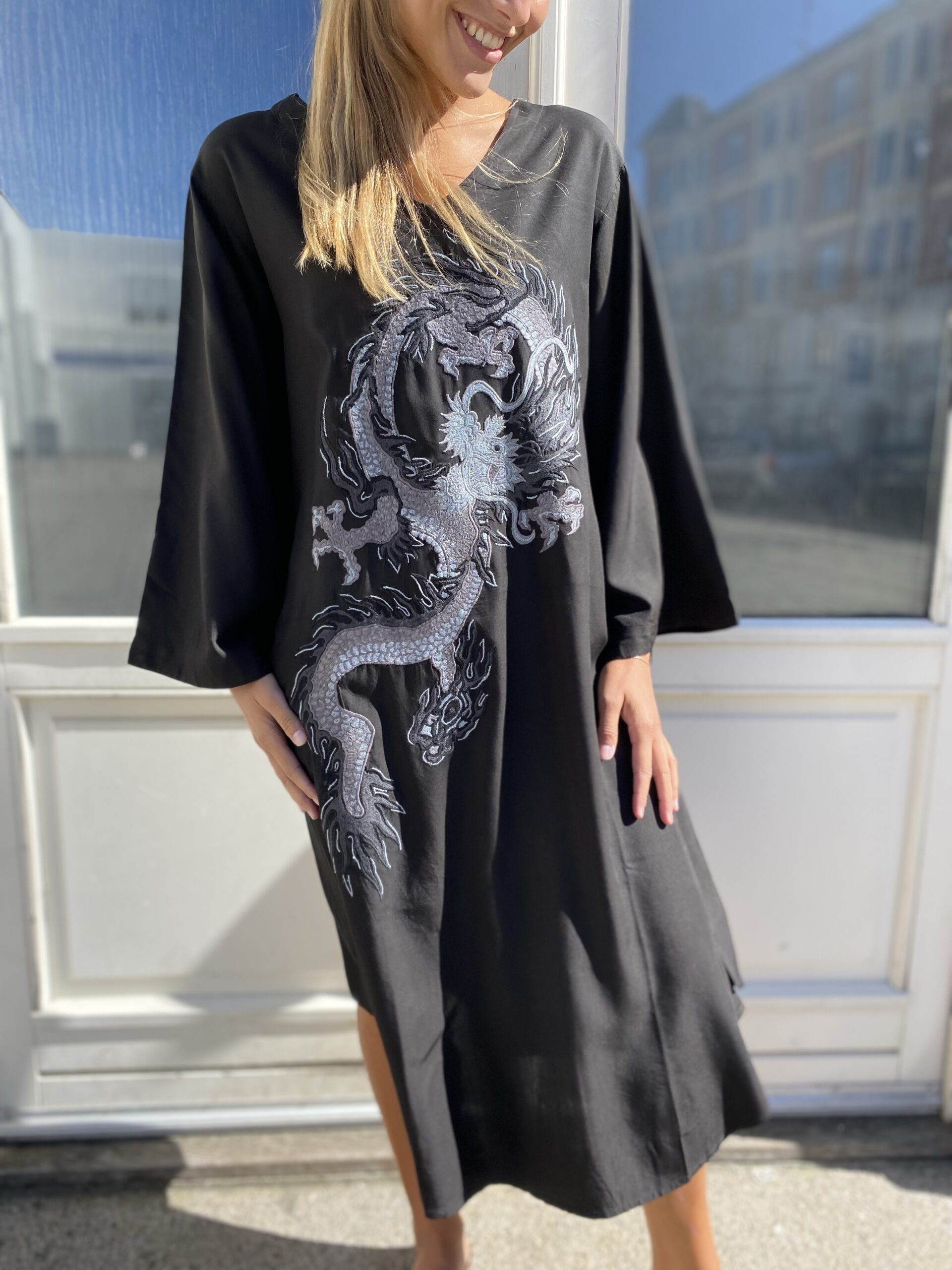 Eva Go Diva Dragon Dress Black • Diva