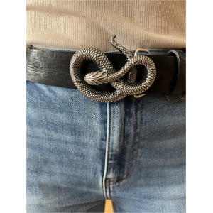 black belt silver snake