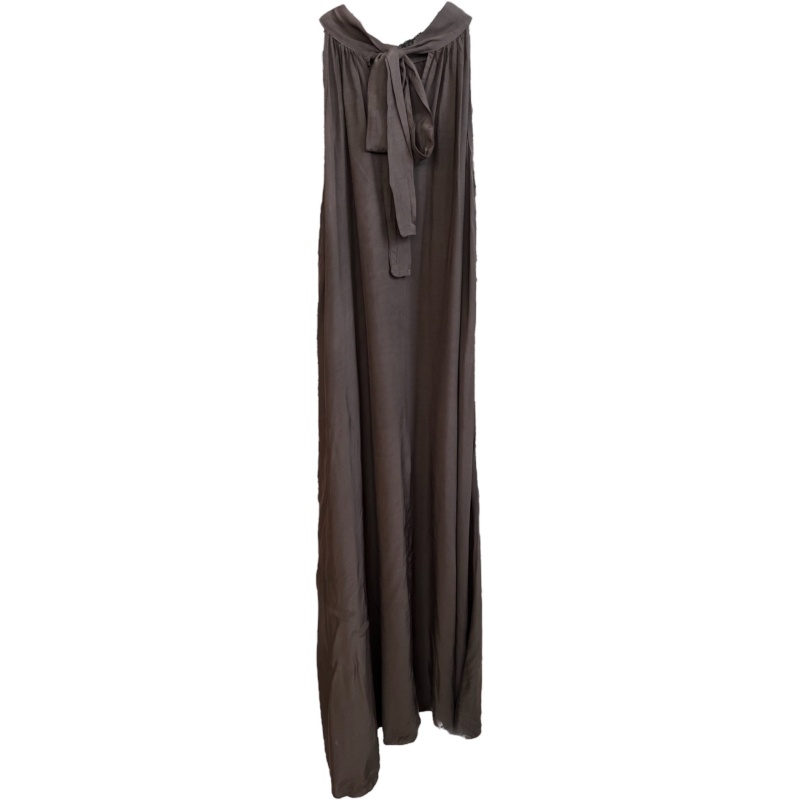 Via Ponte Linen Dress Chocolate