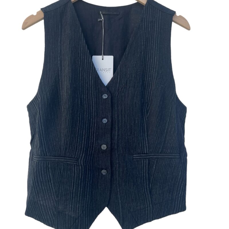 transit waistcoat black