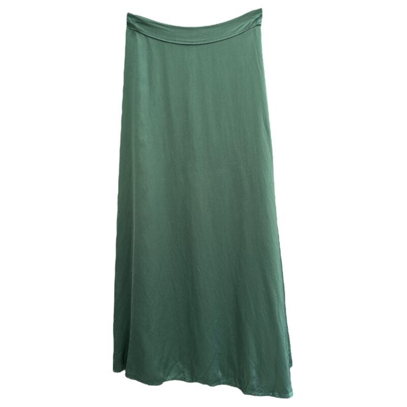 Via Ponte Satin Skirt Green