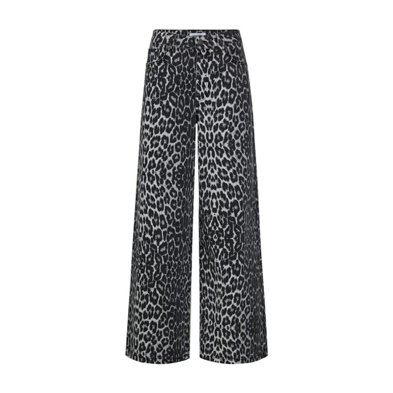 co'couture wide leo pant grey