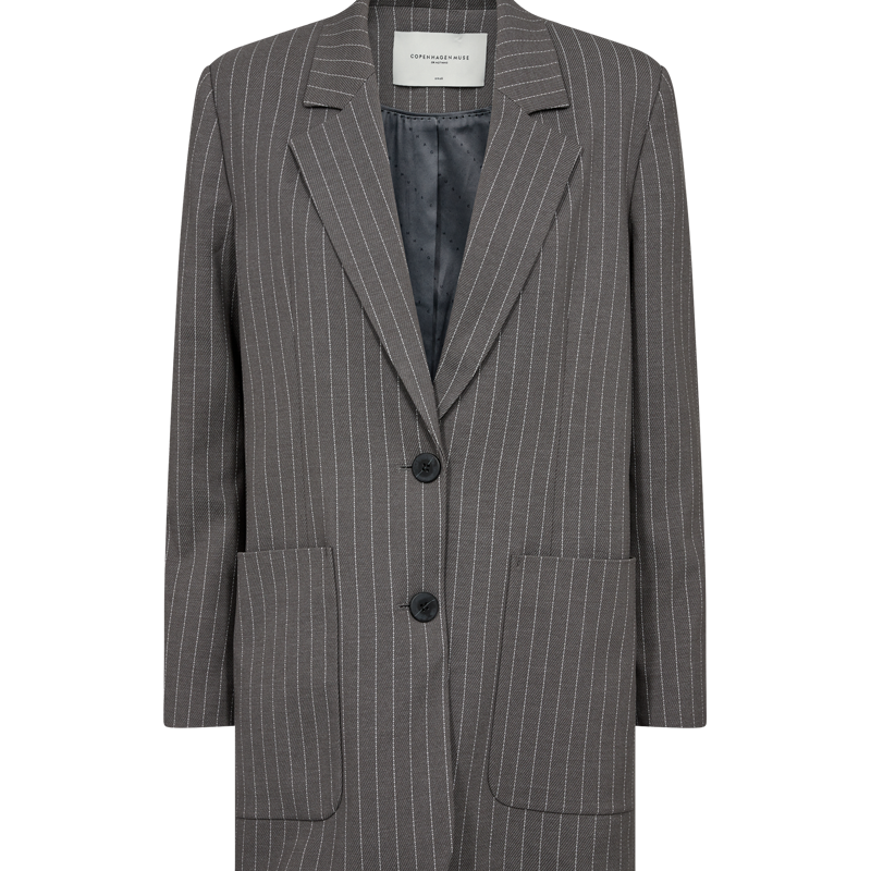 packshot 2 204647 9234 Front 1 CMTAILOR BLAZER Pewter