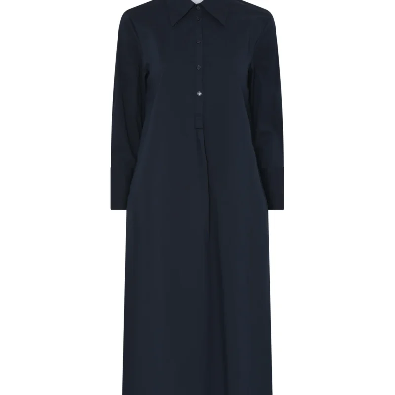 La Rōuge Kamilla Shirt Dress Navy