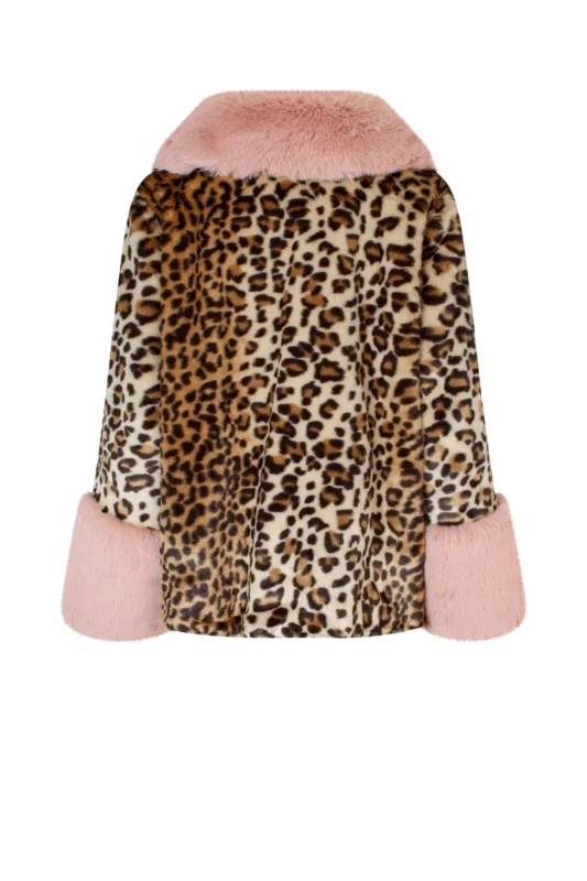 Pariscras Coat Coat C24440 8059 Winter Leopard 2