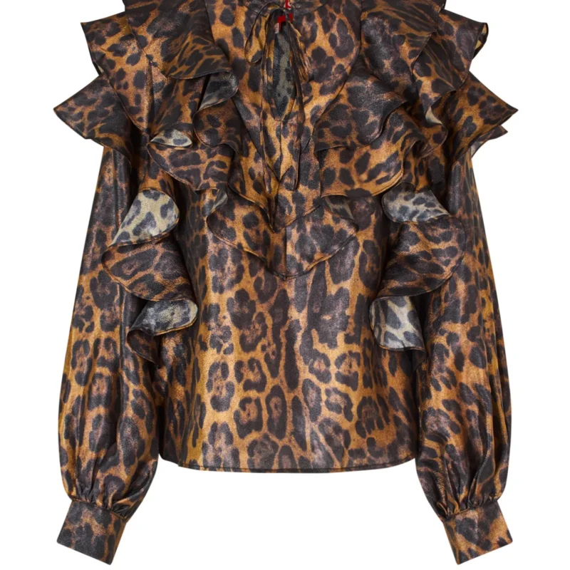 Sylviacras Blouse Hazy Leopard