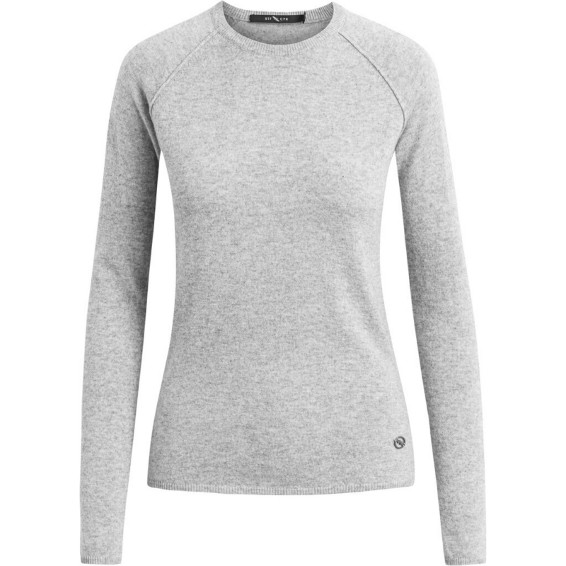 btf cashmere pullover light grey melange