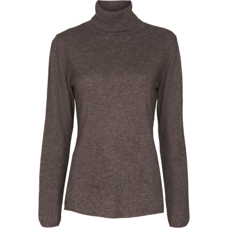 btf cashmere pullover brown melange