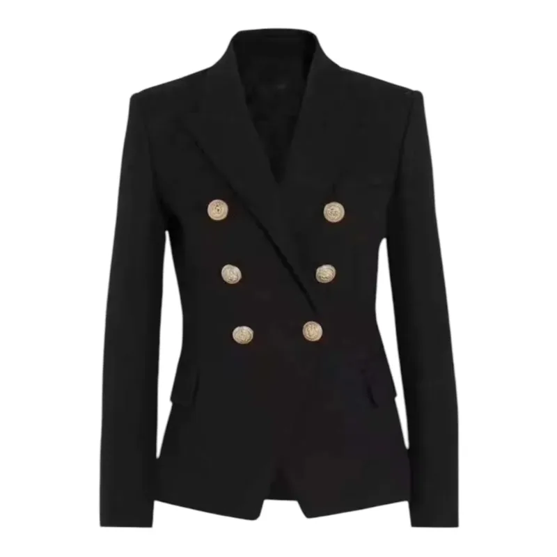 classic black fittet blazer