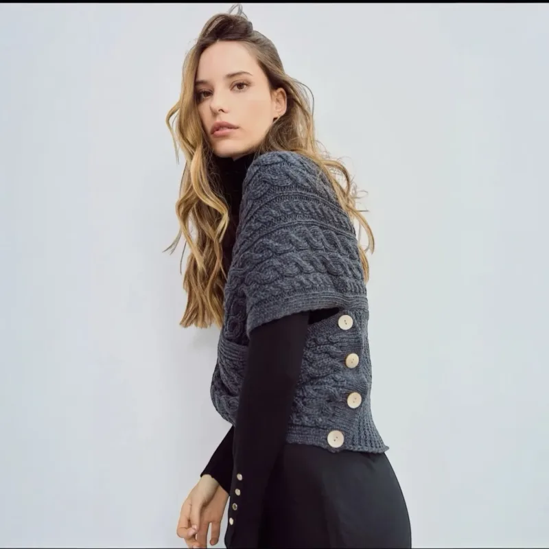 CROSSOVER KNIT GREY