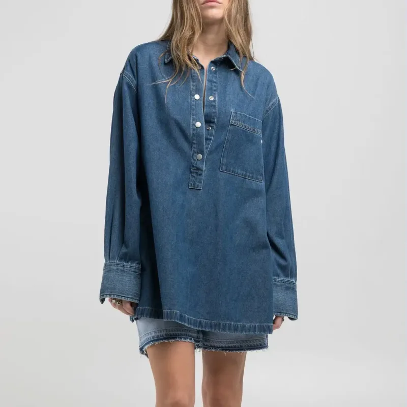 Replay Oversized Denim Shirt