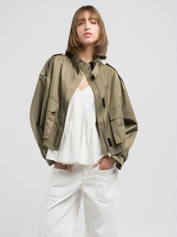 Replay Full Zip Jacket With Maxi Pockets