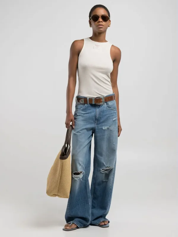 Replay Narja Baggy Fit Jeans