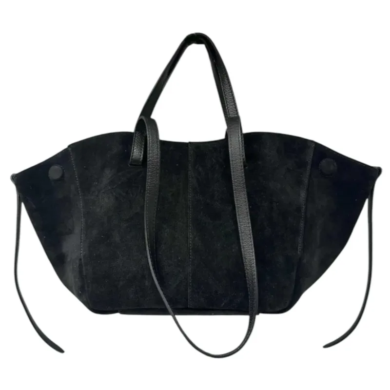 Purse Black Suede