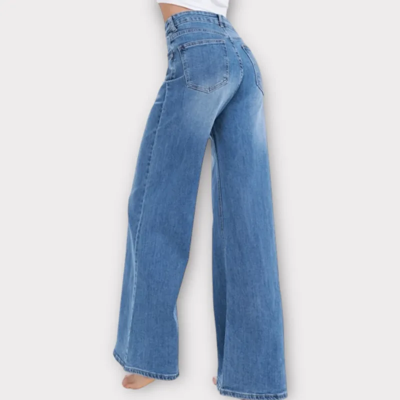 wide leg jeans