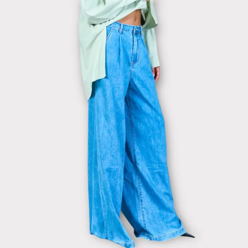soft wide denim