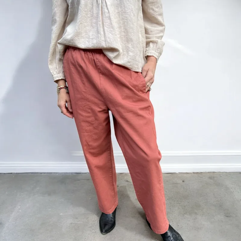 heavy cotton pants melograno