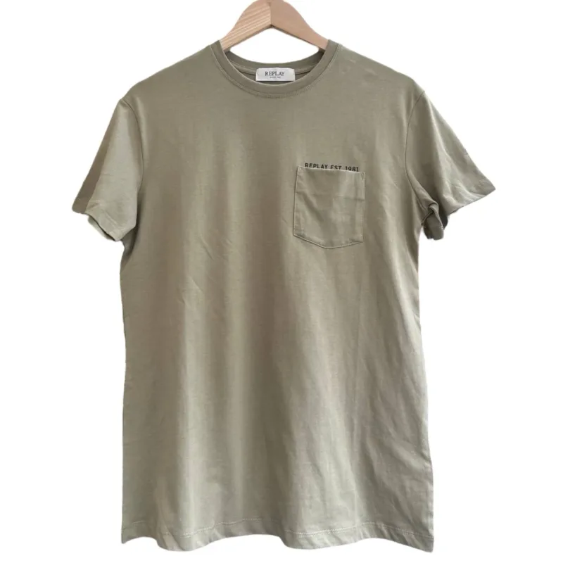 Replay Regular Fit T-Shirt Olive