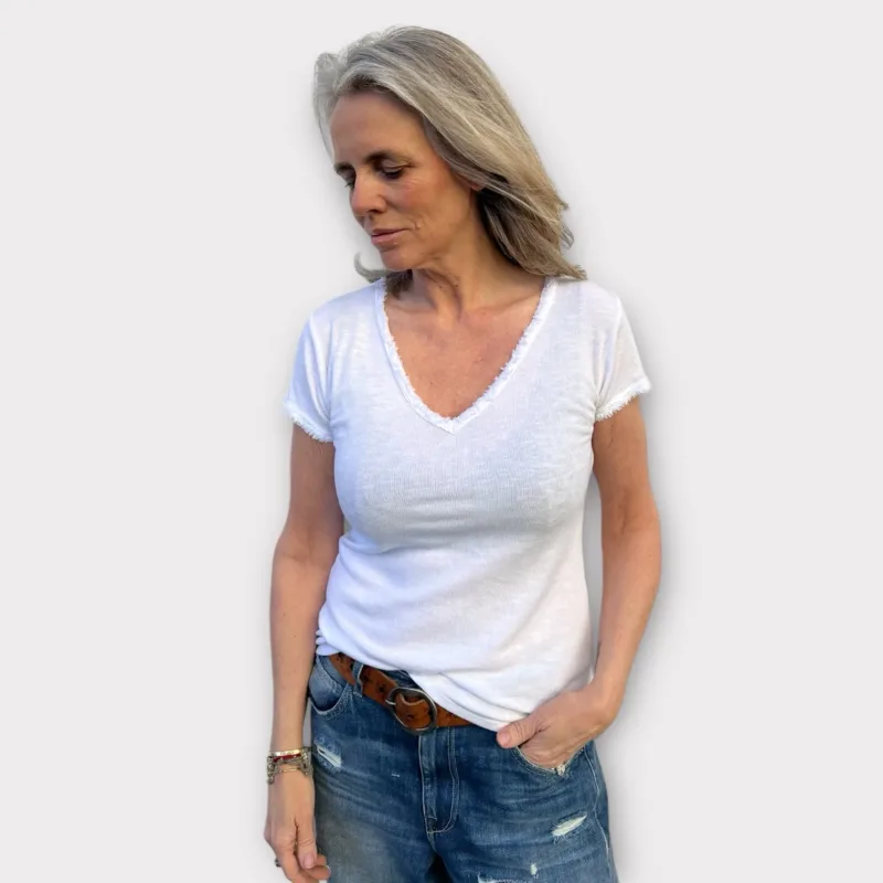 Basic Cotton Tee White
