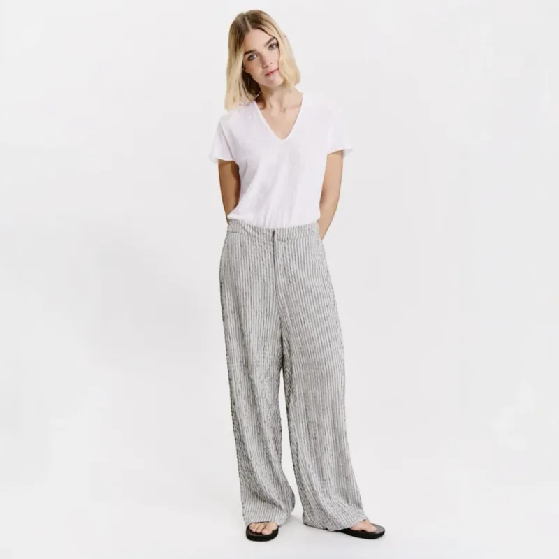 Transit Pants With Pinstripe Design