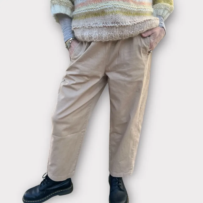 heavy cotton pants sand