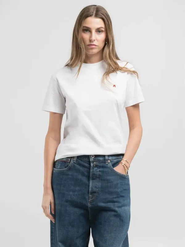 replay regular fit t-shirt white