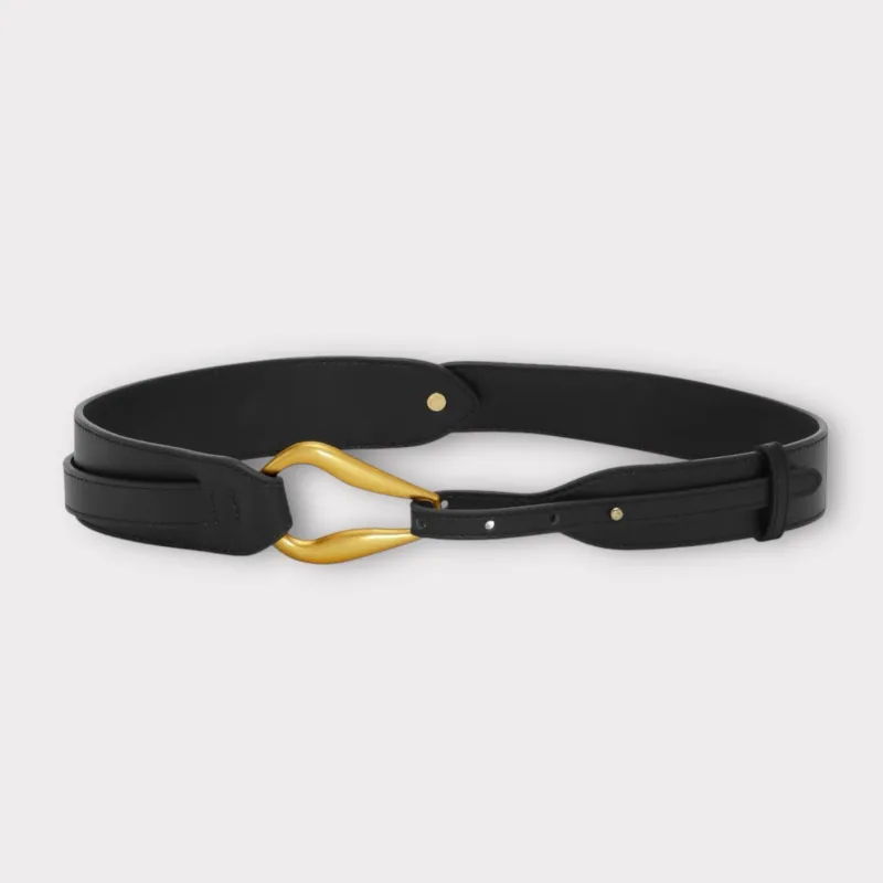 plisse copenhagen fairy belt black