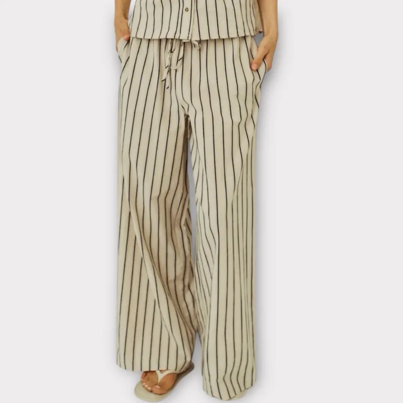 norr arka pants black stripe