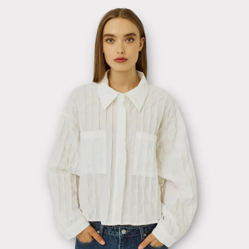 norr marcha shirt white