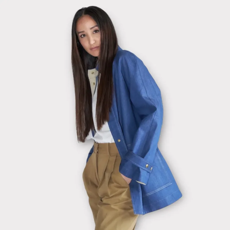 crowd trench jacket