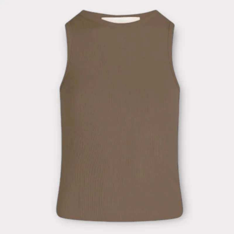 la rouge lisa singlet brown