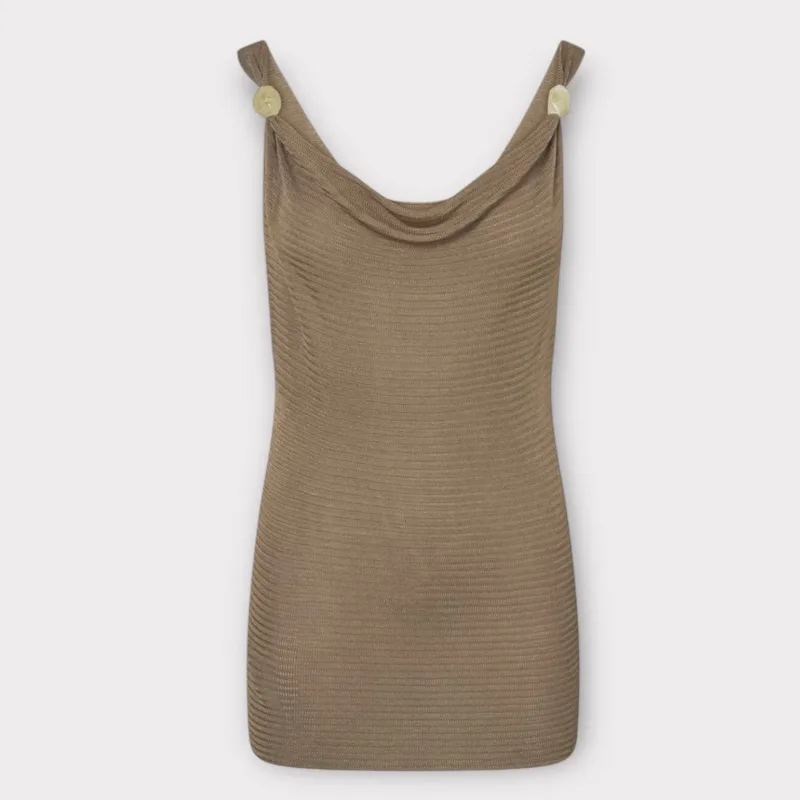 twist & tango didem singlet white pepper