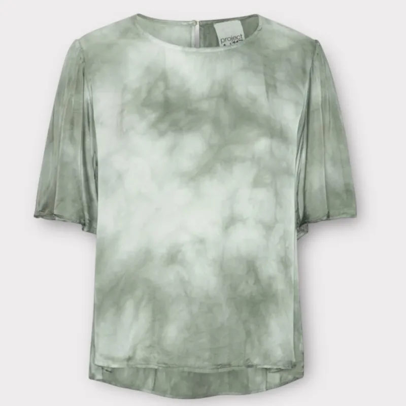 project aj117 rose blouse sage