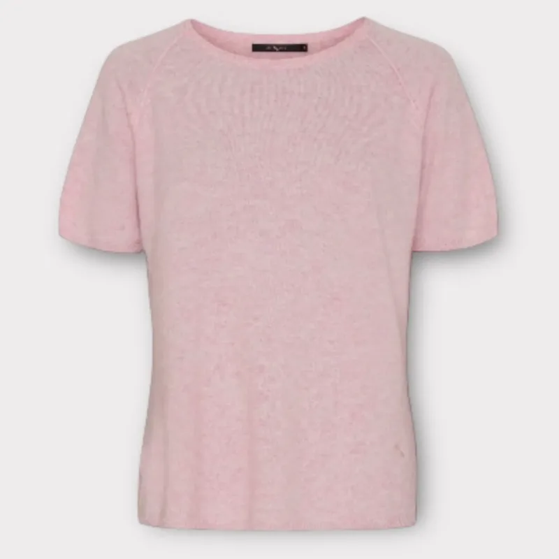 btf cashmere t-shirt light rose