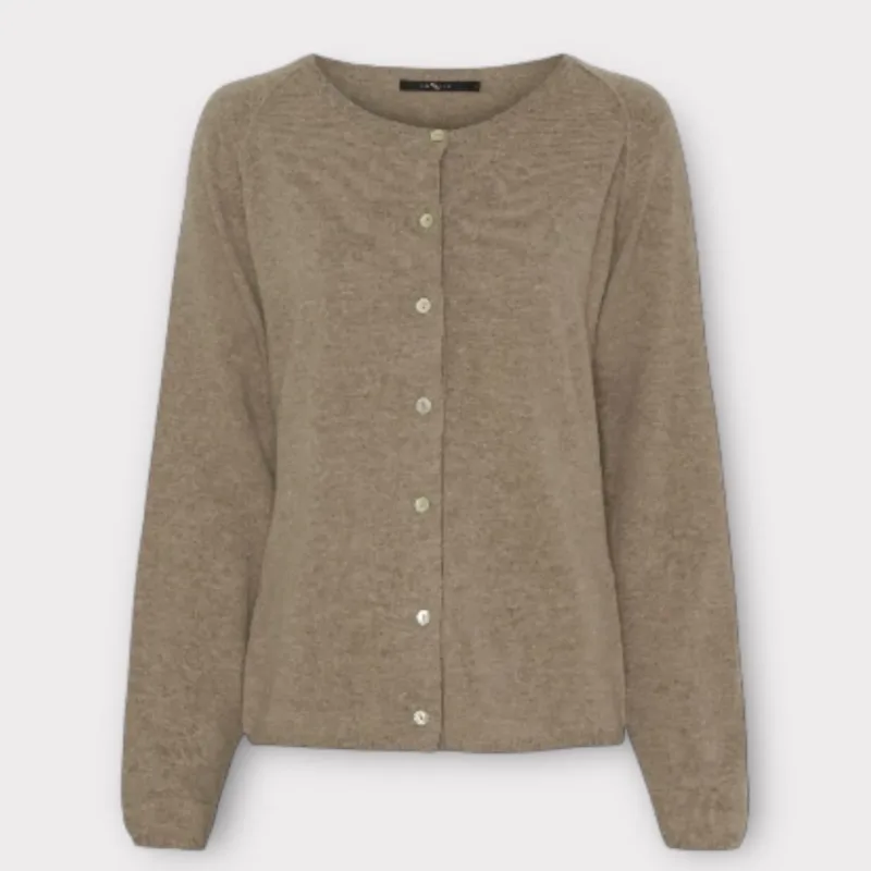 btf cashmere cardigan beige