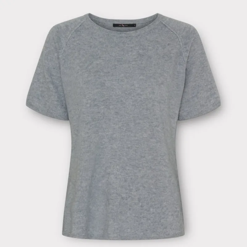 btf cashmere t-shirt light grey