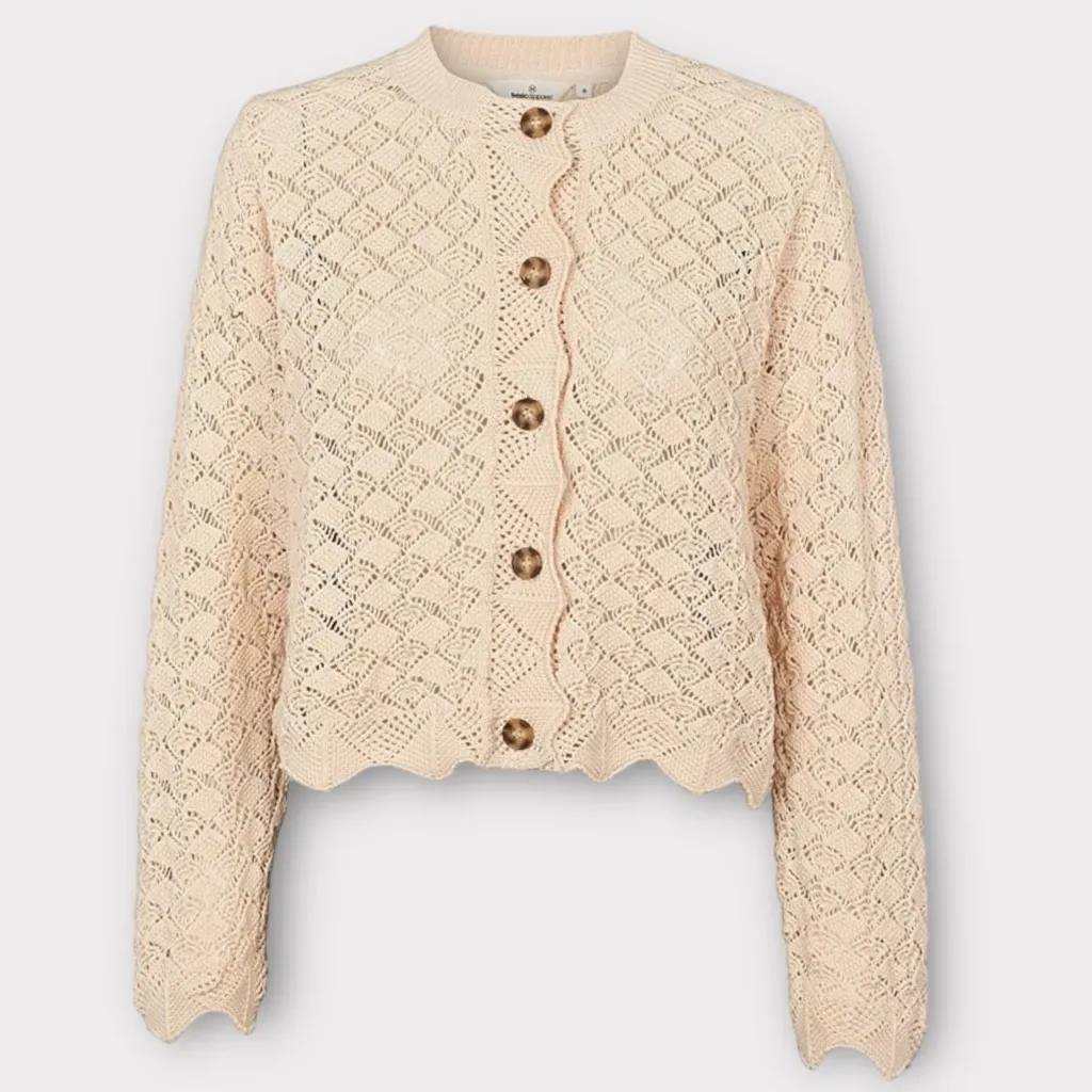 Basic Apparel Diana Cardigan Birch