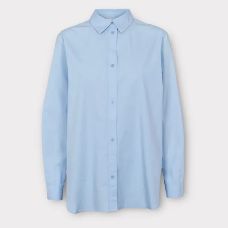 basic apparel silje shirt frozen fjord