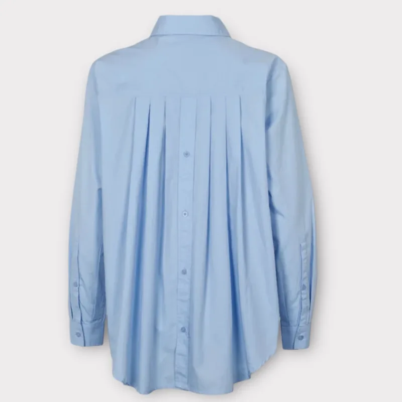 basic apparel silje ls shirt frozen fjord