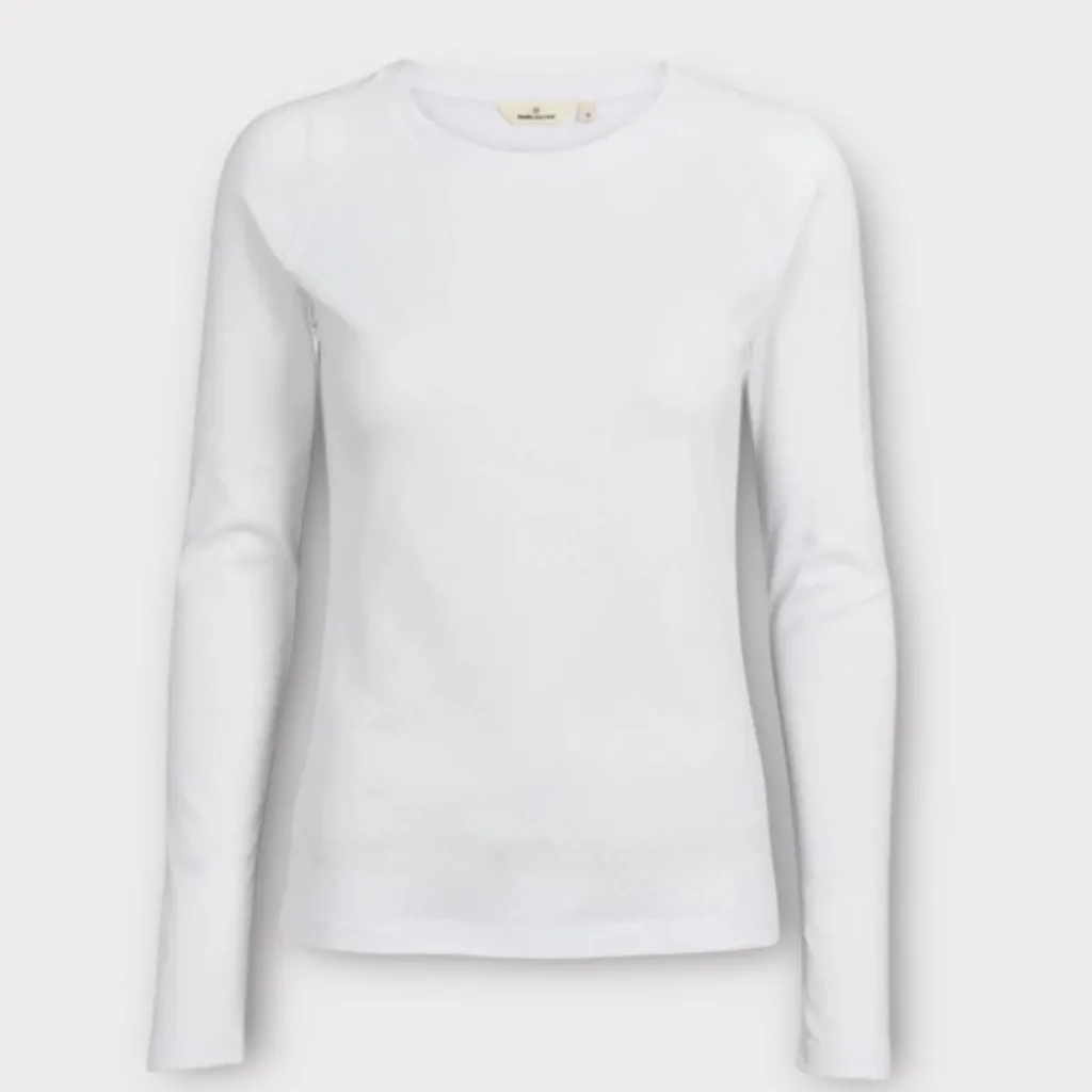 Basic Apparel Arense LS Tee White